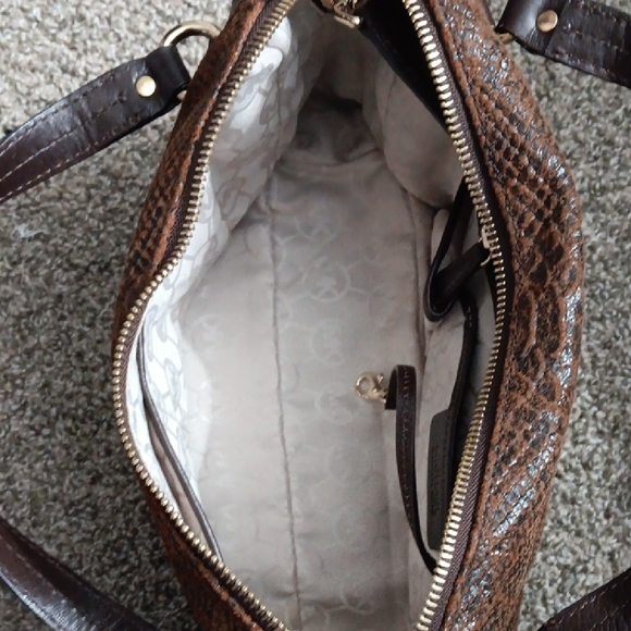 Authentic Michael Kors Brown Satchel Bag - Picture 9 of 12